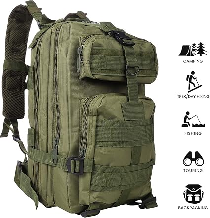 backpack army green