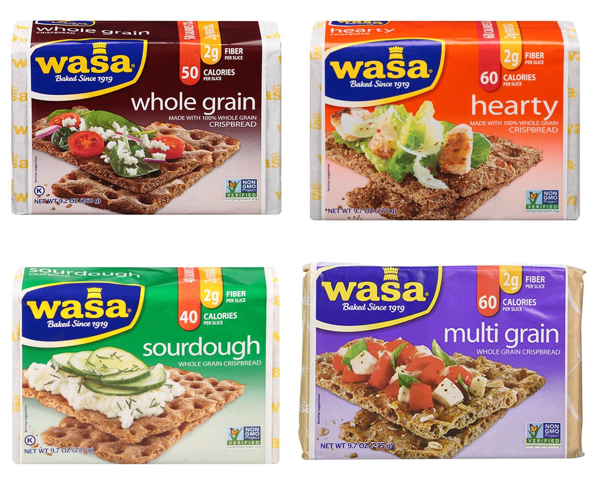 Wasa Crispbread Variety 4Pack Multi Grain, Whole Grain, Hearty Rye