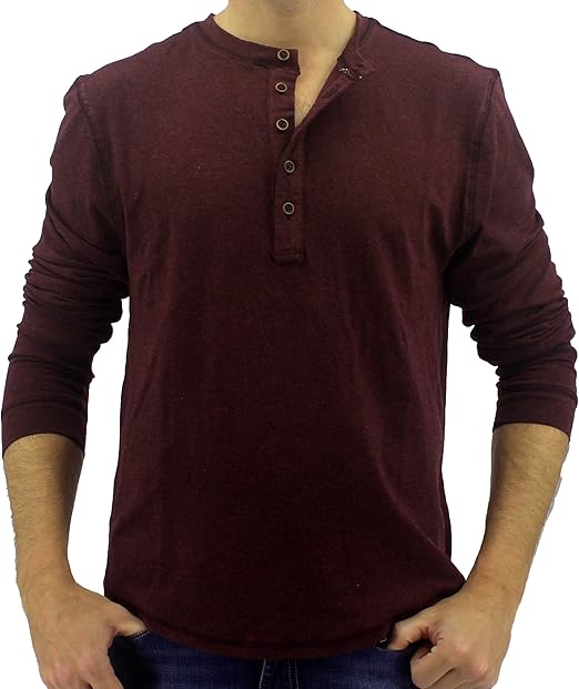 dark red henley