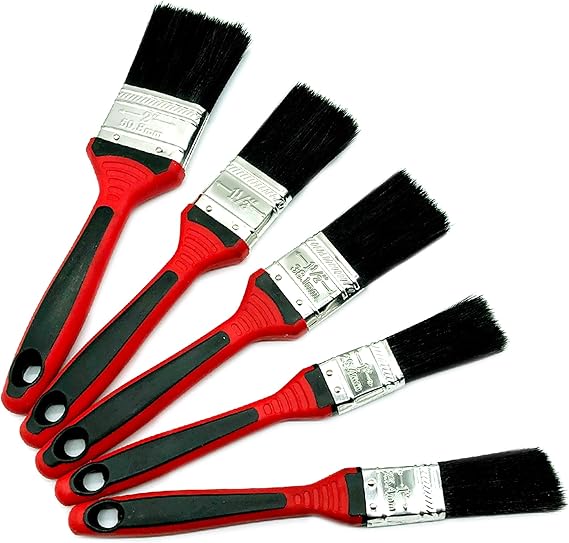 5pk Paint Brush SetProfessional Grade Brush Bristle House Wall