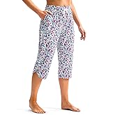 Viodia Women's 18" Swim Capris Pants Modest Swimsuits Quick Dry Bathing Suit Bottoms UPF 50+ Beach Pants with Pockets