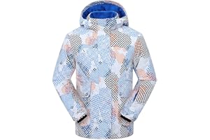 PHIBEE Big Boys' Waterproof Breathable Outdoor Warm Snowboard Ski Jacket