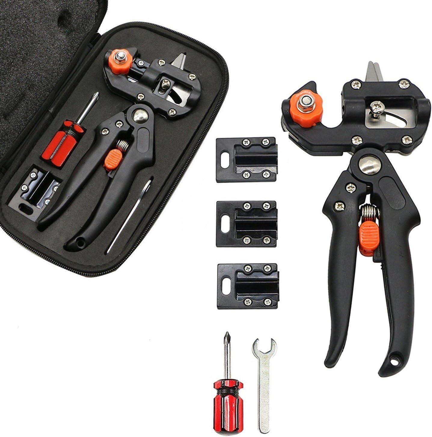 Professional Garden Grafting Pruning Pruner Cutting Tools Kit for Plant Branch Twig Vine Fruit Tree Shears Scissors