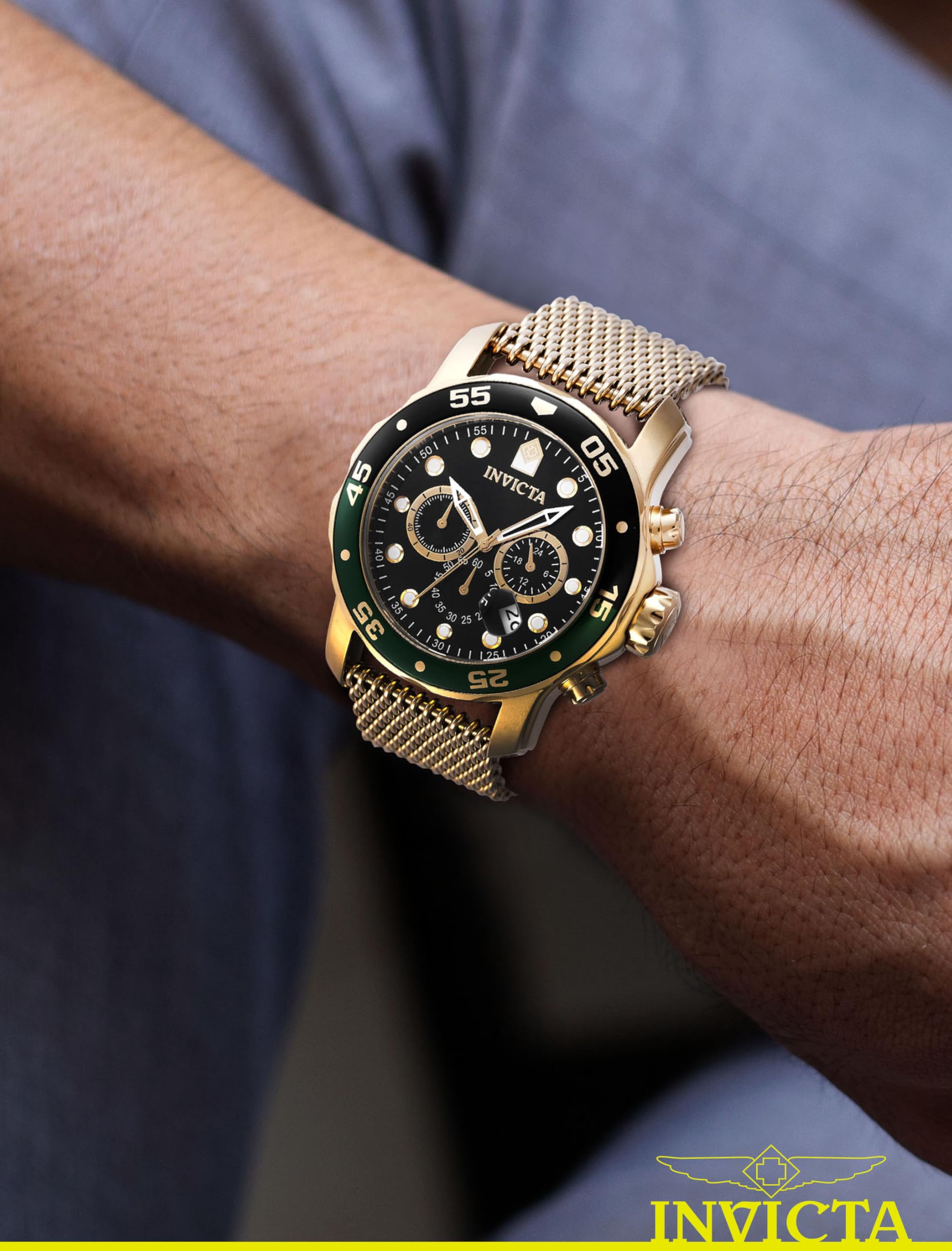 Invicta Pro Diver Men's Stainless Steel Quartz Movement Watch - 48 mm