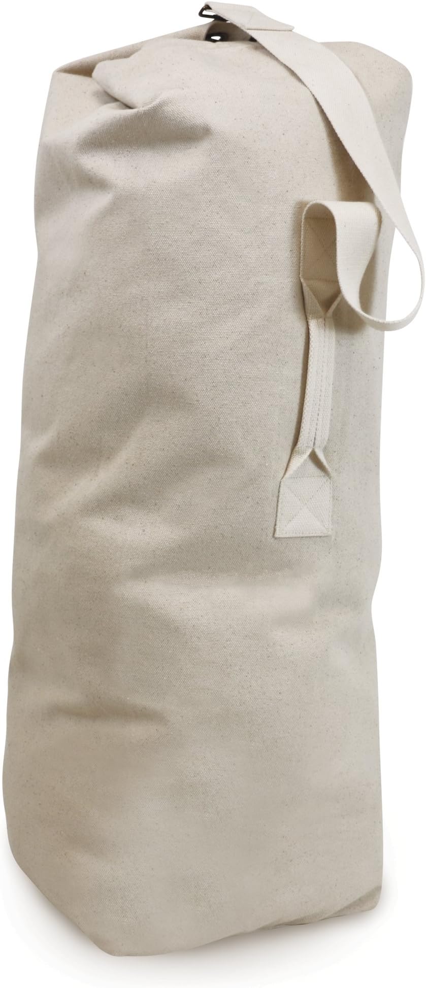 Homz Canvas Laundry Duffle Bag, Heavy Duty, Khaki