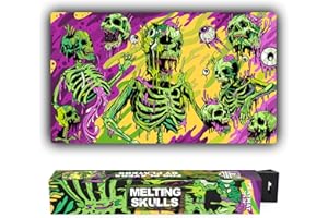 Realm Guard - 14x24 TCG/MTG Playmat (Melting Skulls)