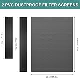 Pizsieat 2 Pack 400x300mm PVC Dust Filter DIY for PC with Magnetic Strips view 2