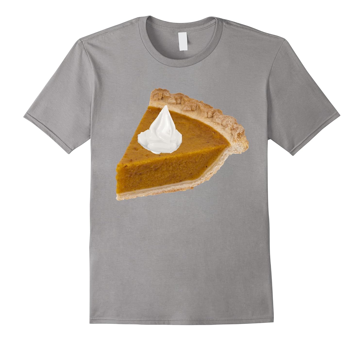 Slice Of Pumpkin Pie T-Shirt Thanksgiving Dessert Bake Cream-ANZ