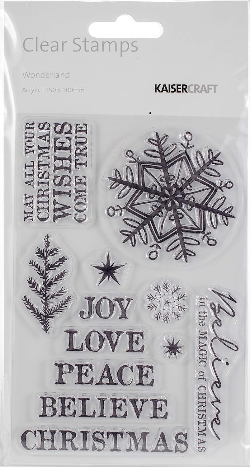 KAISERCRAFT PTY LTD (3PL) Wonderland CLR Stamp 6X4, One Size, 0