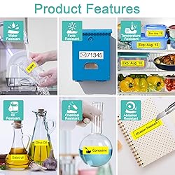 NineLeaf 2 Pack Compatible for Brother P-touch