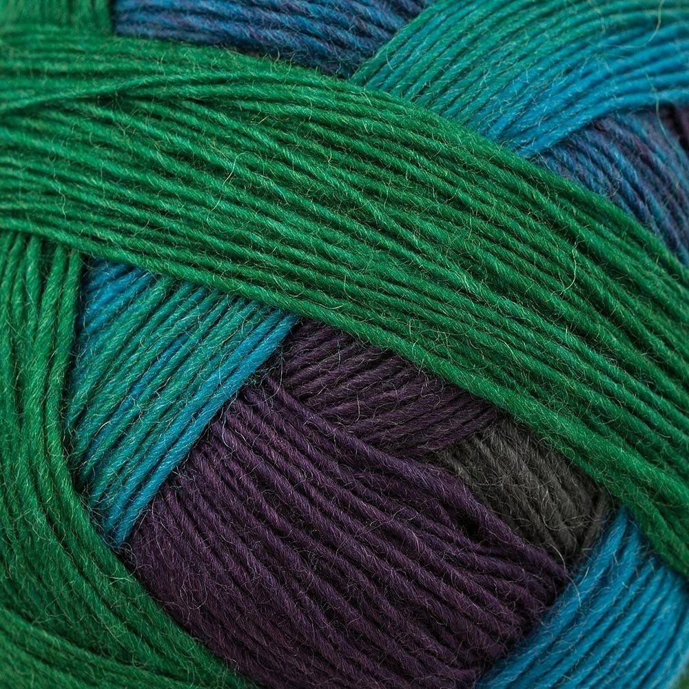 Schoppel-Wolle Zauberball 100, Red Cabbage — image 1