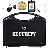 Gejoy Ring Bearer Security Box Wedding Set with Badge | Includes Sunglasses, Metal Badge, Earpiece, ID Holder for Bearer Role, Wedding Ceremony Security Briefcase Set