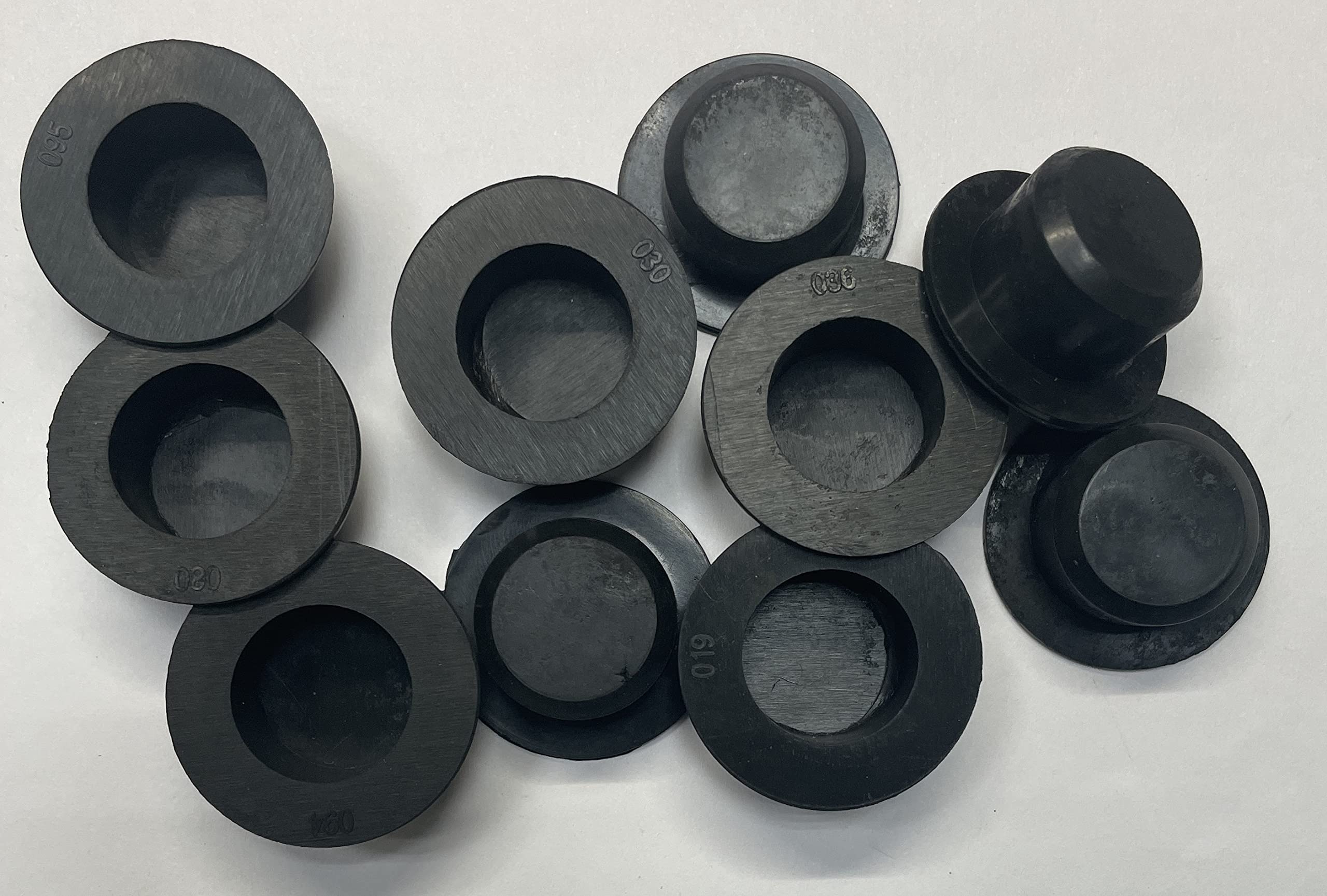 dexierp Protection Force Flanged Tapered insert Cap and Plug For 20-21mm 51/64"-53/64" ID Hole Of Tube Bottle Openning (Pack of 10) Reusable Rubber