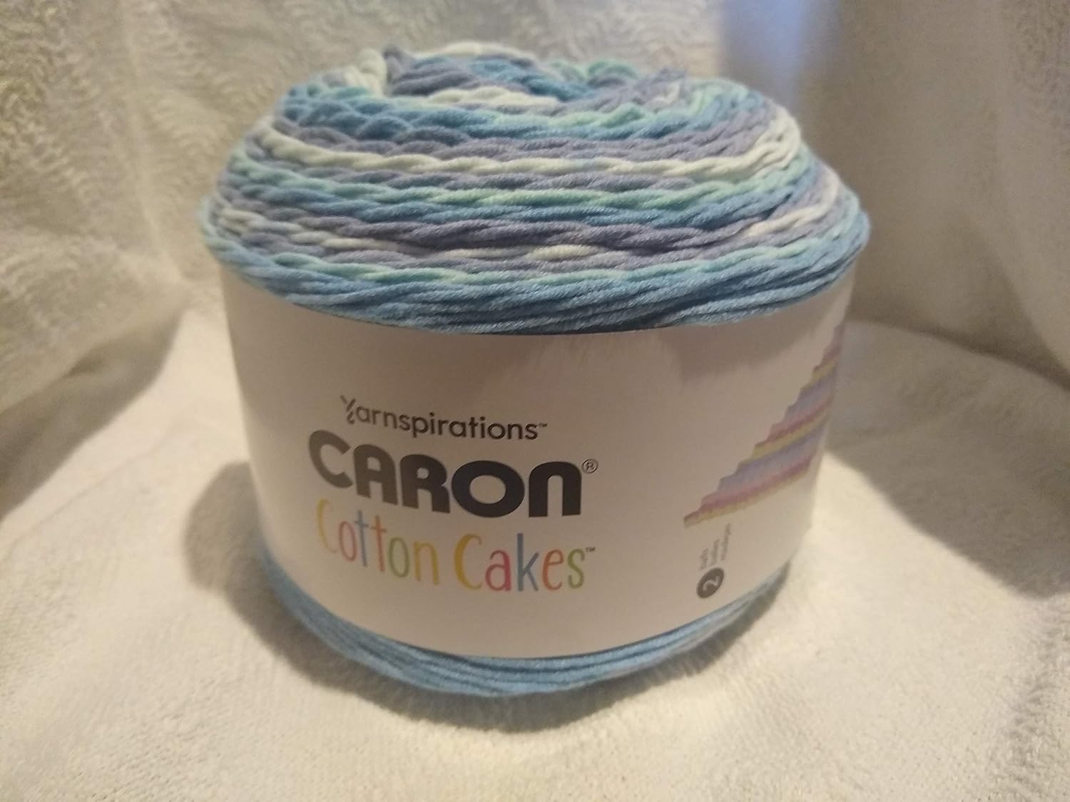 Caron Cotton Cakes Self Striping Yarn 530 Yd 485 M 8 8 Oz 250 G Infinite Blue Amazon Ca Home Kitchen