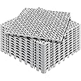 VEVOR Modular Interlocking Cushion, 12 Pack 12" x 12" Splicing Drainage Mats, Soft PVC Interlocking Drainage Floor Tiles, Non-Slip Drainage Holes for Restroom, Bathroom, Kitchen, Pool, Wet Areas, Gray