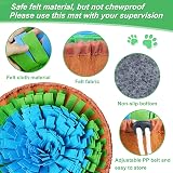 Vivifying Snuffle Mat Round Dog Feeding Toy 18in Non Slip Durable Fabric view 3