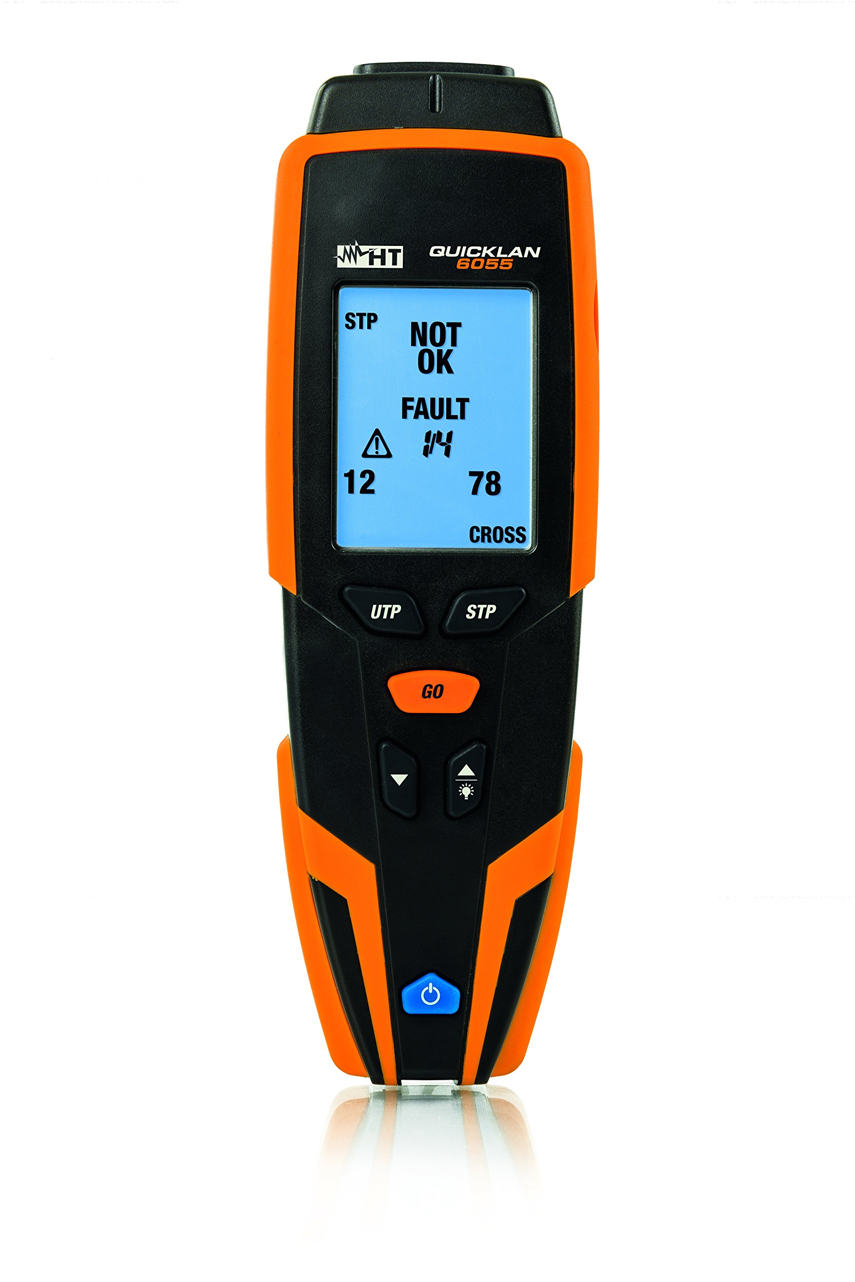 HTI Cable Tester QUICKLAN 6055 for STP, UTP LAN Network with RJ-45 Connectors, Ohmmeter, Mapping, Low-Bat indication, AutoPowerOFF Function