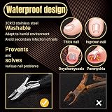 HouChanges Nail Clippers for Thick Nails Heavy Duty Ingrown Toenail Scissors view 4