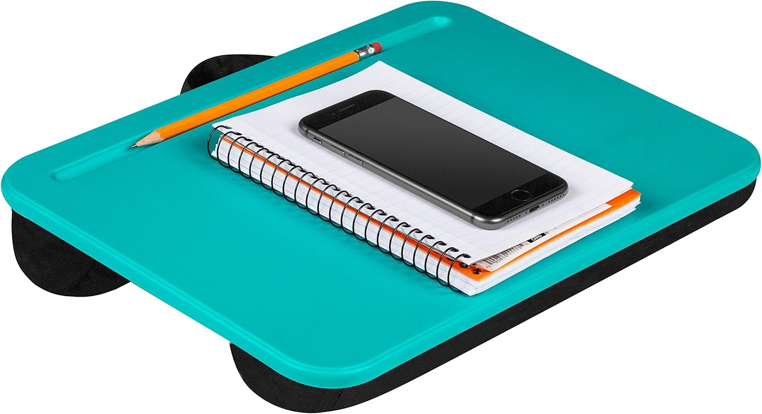 LapGear Compact Lap Desk - Alaskan Blue - Fits up to 13.3 Inch Laptops - Pack of 12 - Style No. 43003 : Office Products
