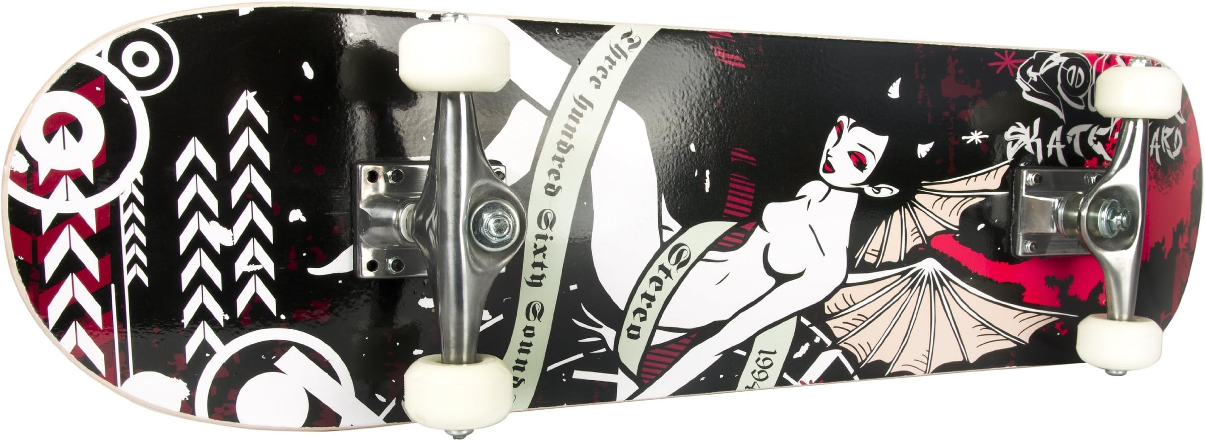 FA Sports Skateboyz 413 Skateboard 78.7 x 20 cm Black/Multi-Coloured