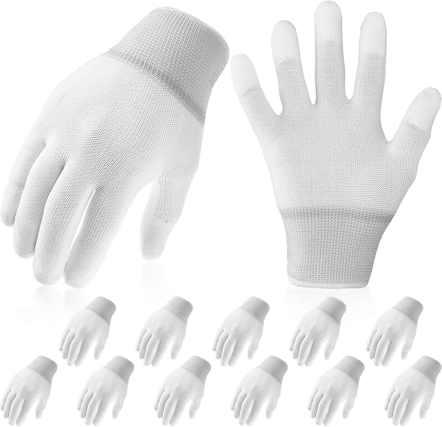 12 Pairs Quilting Grip Gloves Machine Quilting Gloves for
