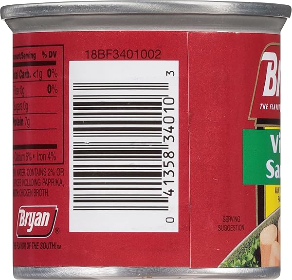 BRYAN VIENNA SAUSAGE, 4.6 OUNCE PULL-TOP CAN (PACK OF 1) | CANNED MEAT | KETO FOOD, KETO SNACKS | LOW CARB HIGH PROTEIN SNACKS | COMPARE TO OTHER BRANDS OF VIENNA SAUSAGES & SMOKED SAUSAGES