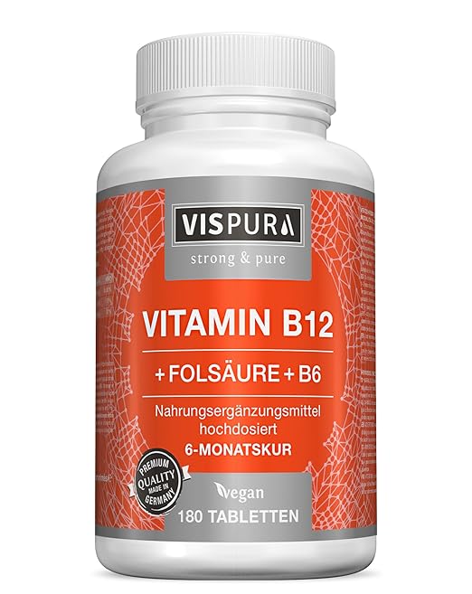 title=Vitamina B12 ad alto dosaggio 1000 µg con formula VITAL acido folico + vitamina