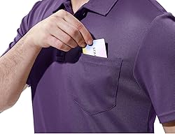 Rdruko Men's Active Polo Shirts Short Sleeve Quick