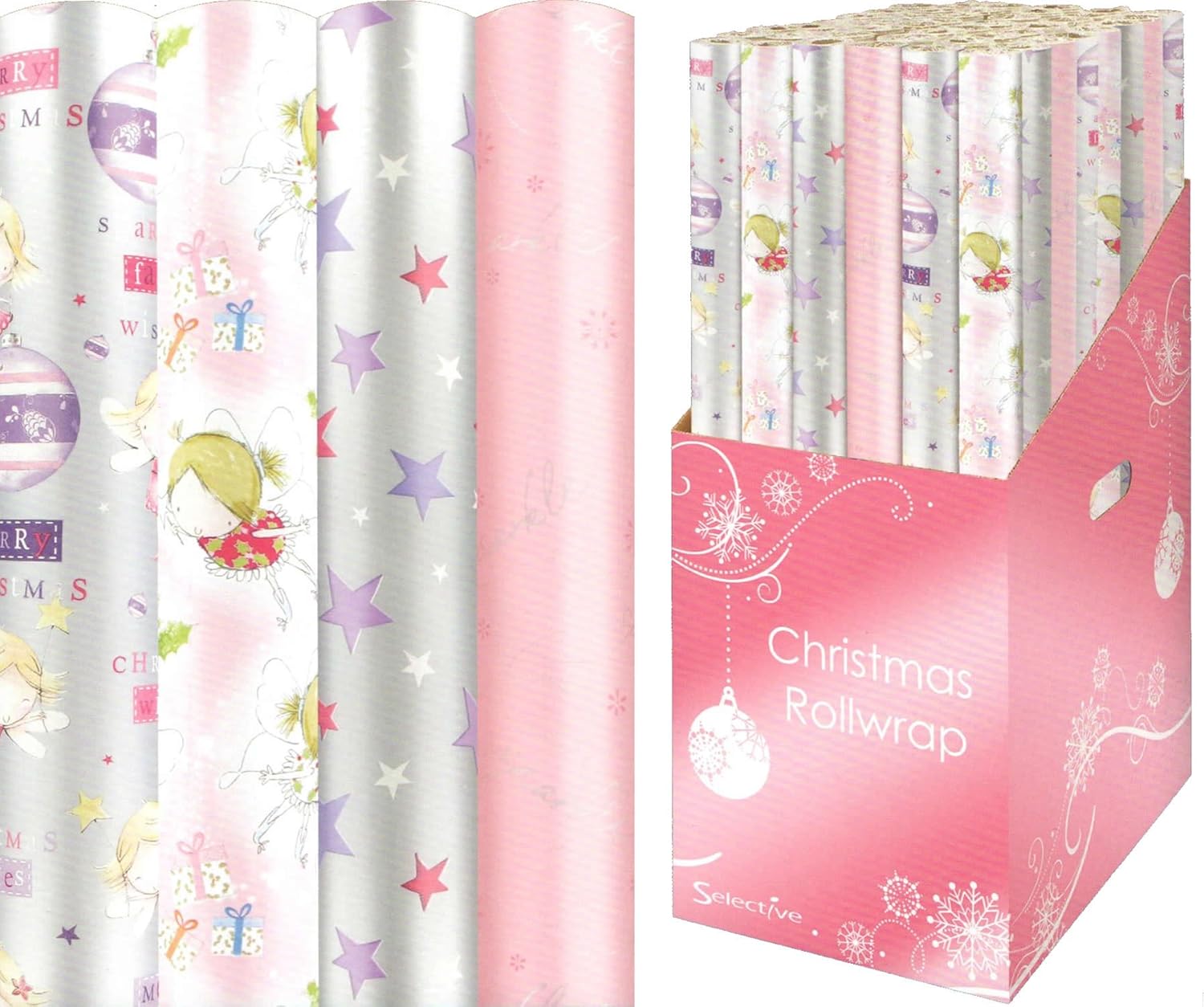 girly christmas wrapping paper