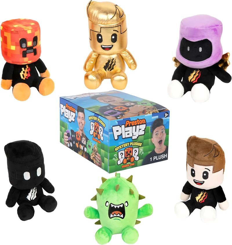 Prestonplayz 6 inch Mini Mystery Plush Series 1 Blind Box Official Merch