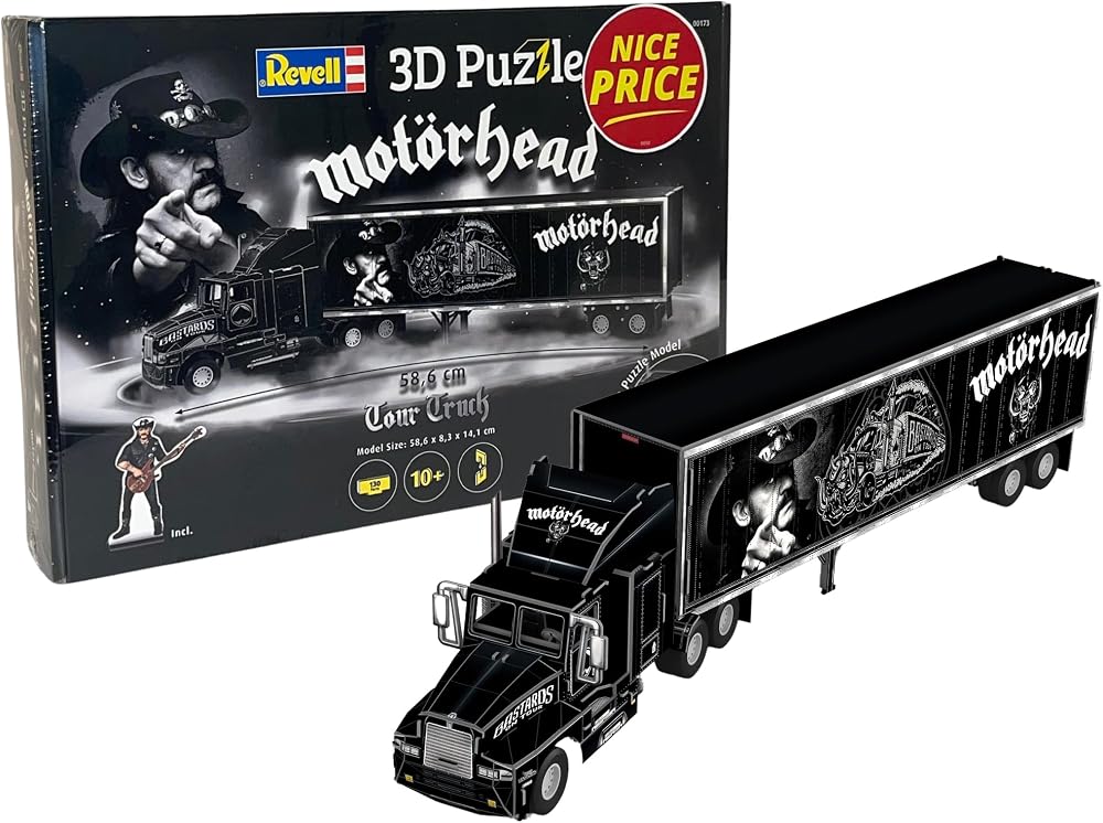 Revell Motörhead Tour Truck 3D Puzzle 128 Pieces 58 cm Length Officially