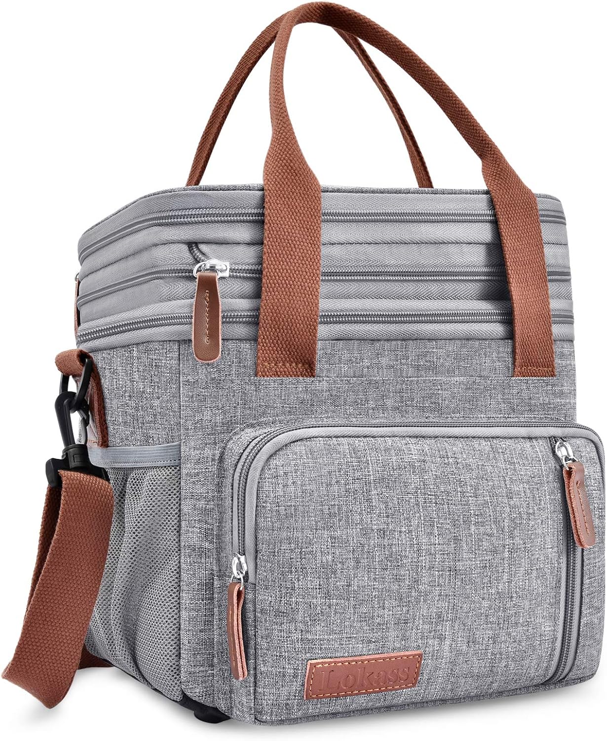 Multifunktionale Aufbewahrungstasche, doppellagige große Kapazität zum