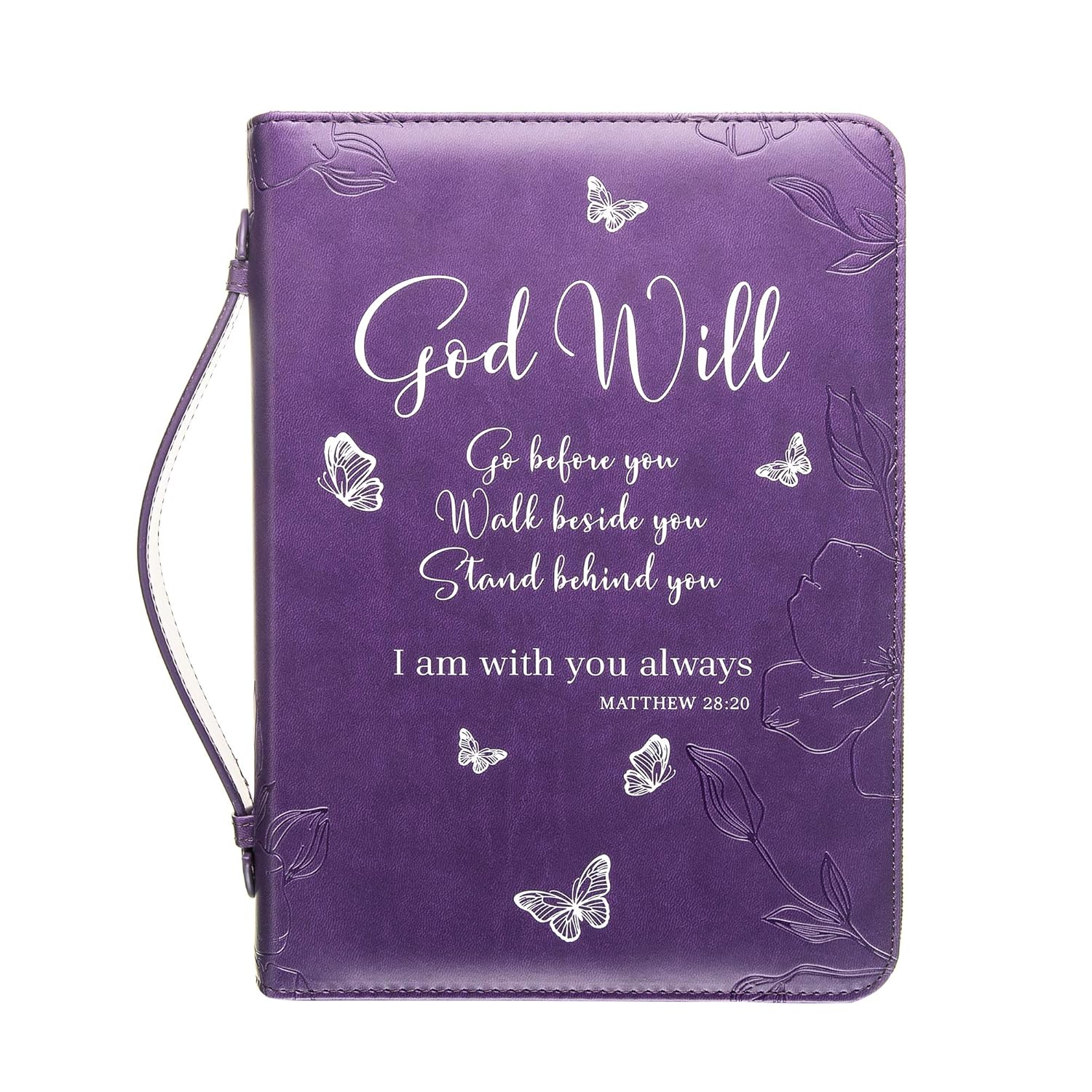 Bible Cover Book Case in Purple with