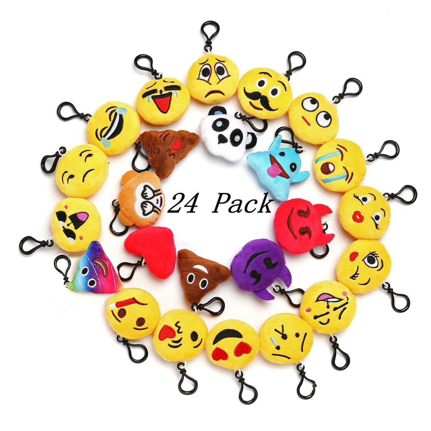 Emoji Mini Plush Pillows for Party Decorations ,2\