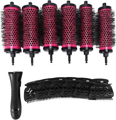 Liseng Ceramic Ionic Round Hair Brush Set 35mm 40mm 45mm Styling Curling Blow