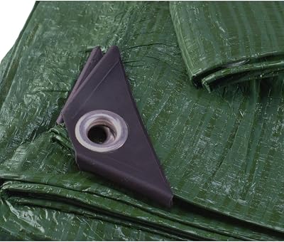 Cost Wise 4m x 4m Waterproof Tarpaulin with Eyelets Reinforced Corners Laurel