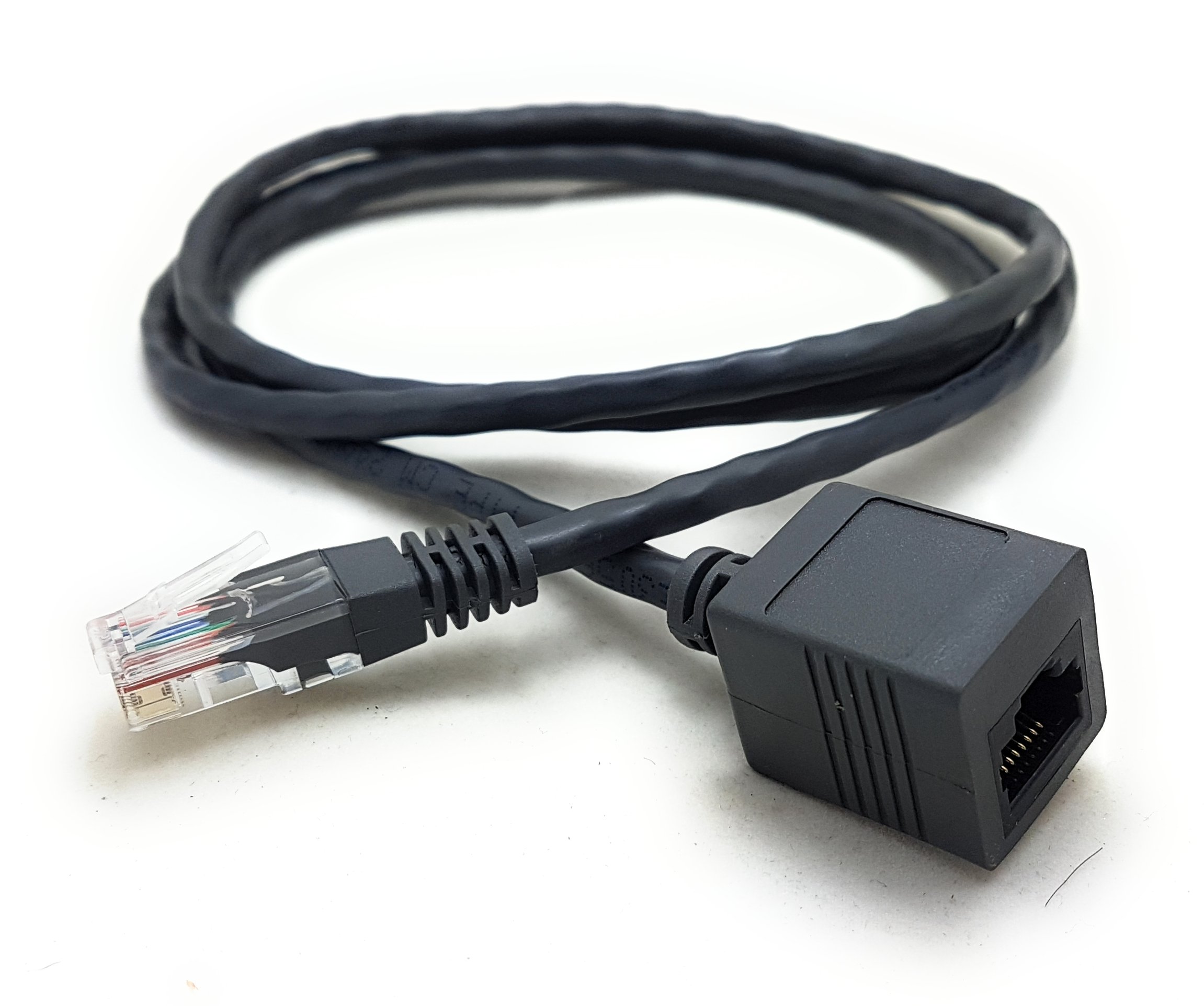 MainCore 1m Long RJ45 to CAT5E LAN Network Ethernet Extension Extender Patch Cord, Cable/Plug to Socket/Male to Female