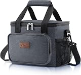 Lifewit Lunch Bag 9L Insulated Cooler 12 Can Dark Grey