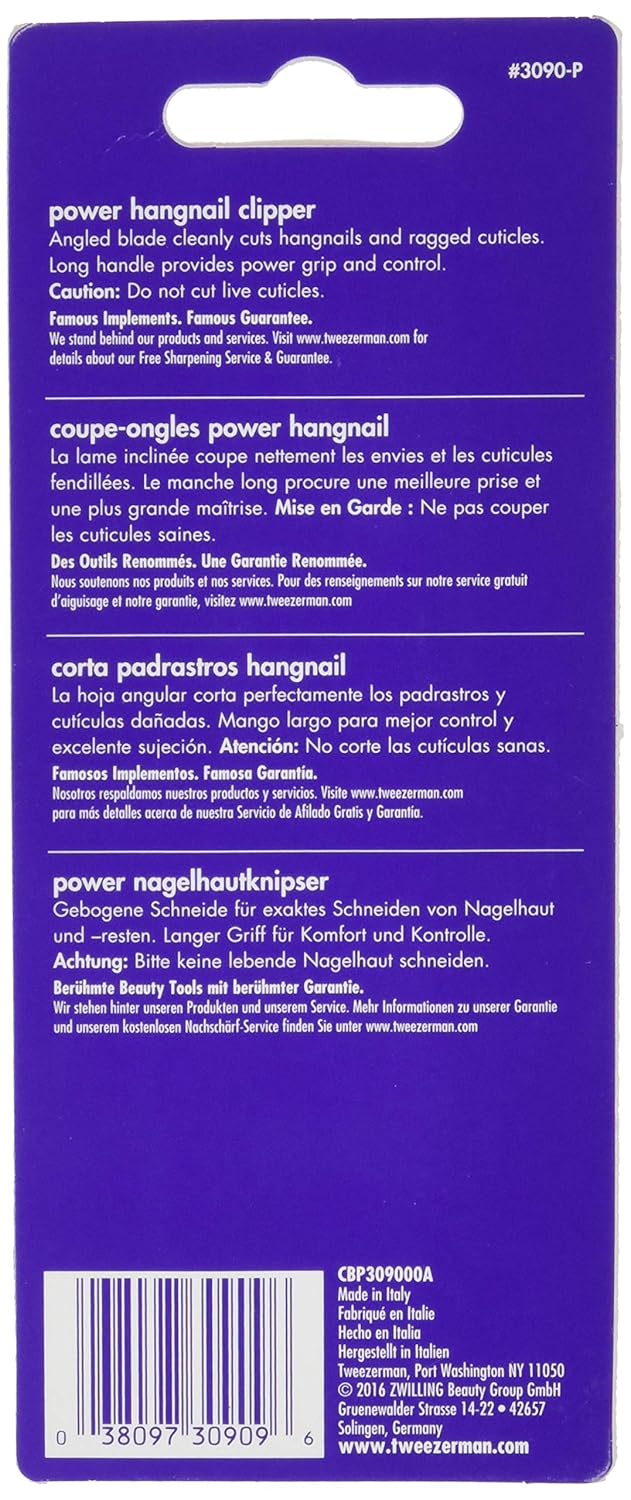 tweezerman power hangnail clipper