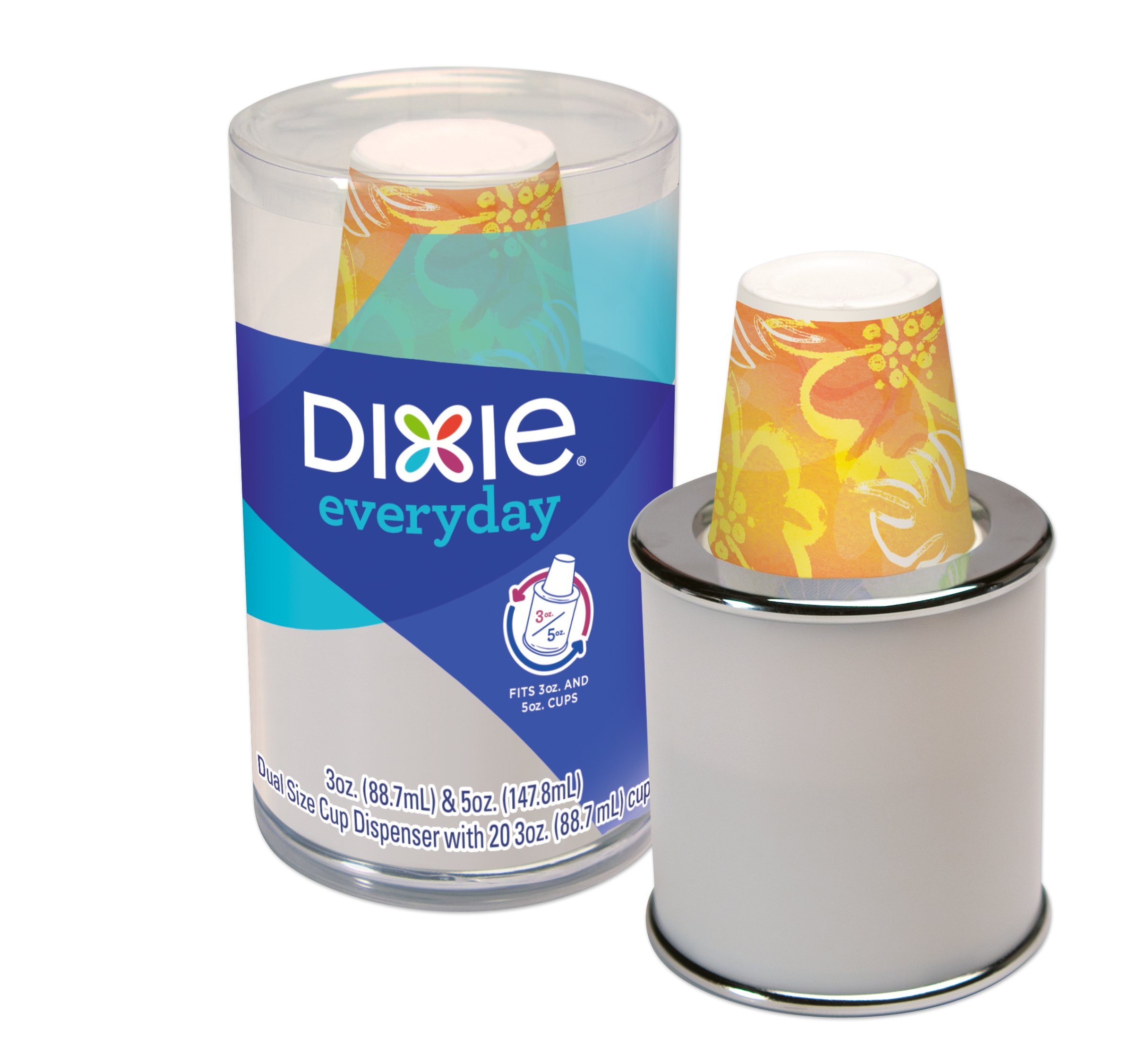 Dixie Everyday Disposable Bath Cups, 3 Oz, 200 Count, Augmented Reality Paper Cups