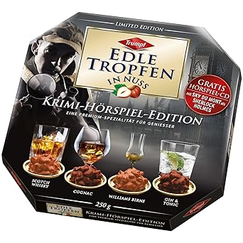 Trumpf Edle Tropfen in Nuss Krimi-Hörspiel-Edition 250g