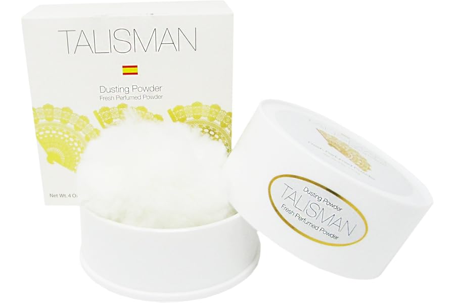 Talisman Perfumed Dusting Powder with Puff, 4 oz