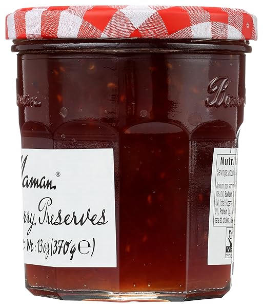 BONNE MAMAN APRICOT RASPBERRY PRESERVES, 13 OZ
