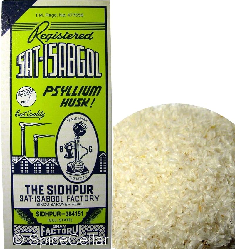 Sat-Isabgol Psyllium Husk Natural Laxative 200g Brand Sat-Isabgol