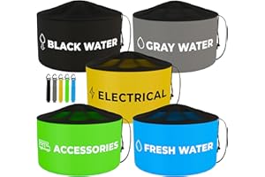 DanDee® 5-PACK Waterproof RV Hose Bag Storage, RV Utility Bag, Sewer Hose Bag, RV Accessories Bag, Gray Water Bag! Store your Water Hose, Black Hose, Electrical, and RV Accessories! (5-PACK)