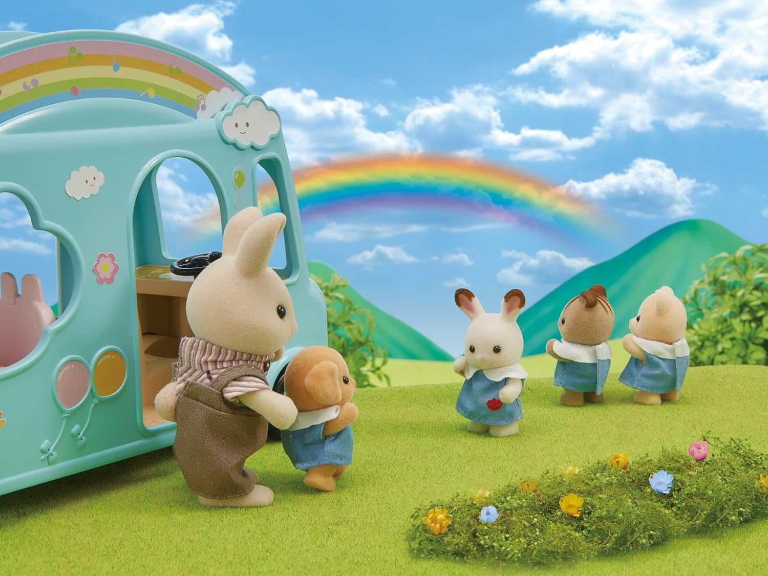 sylvanian sunshine nursery bus