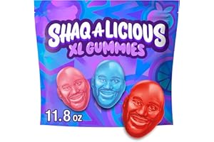 SHAQ-A-LICIOUS XL GUMMIES Original Flavor Chewy, Candy Bag, 11.8 oz