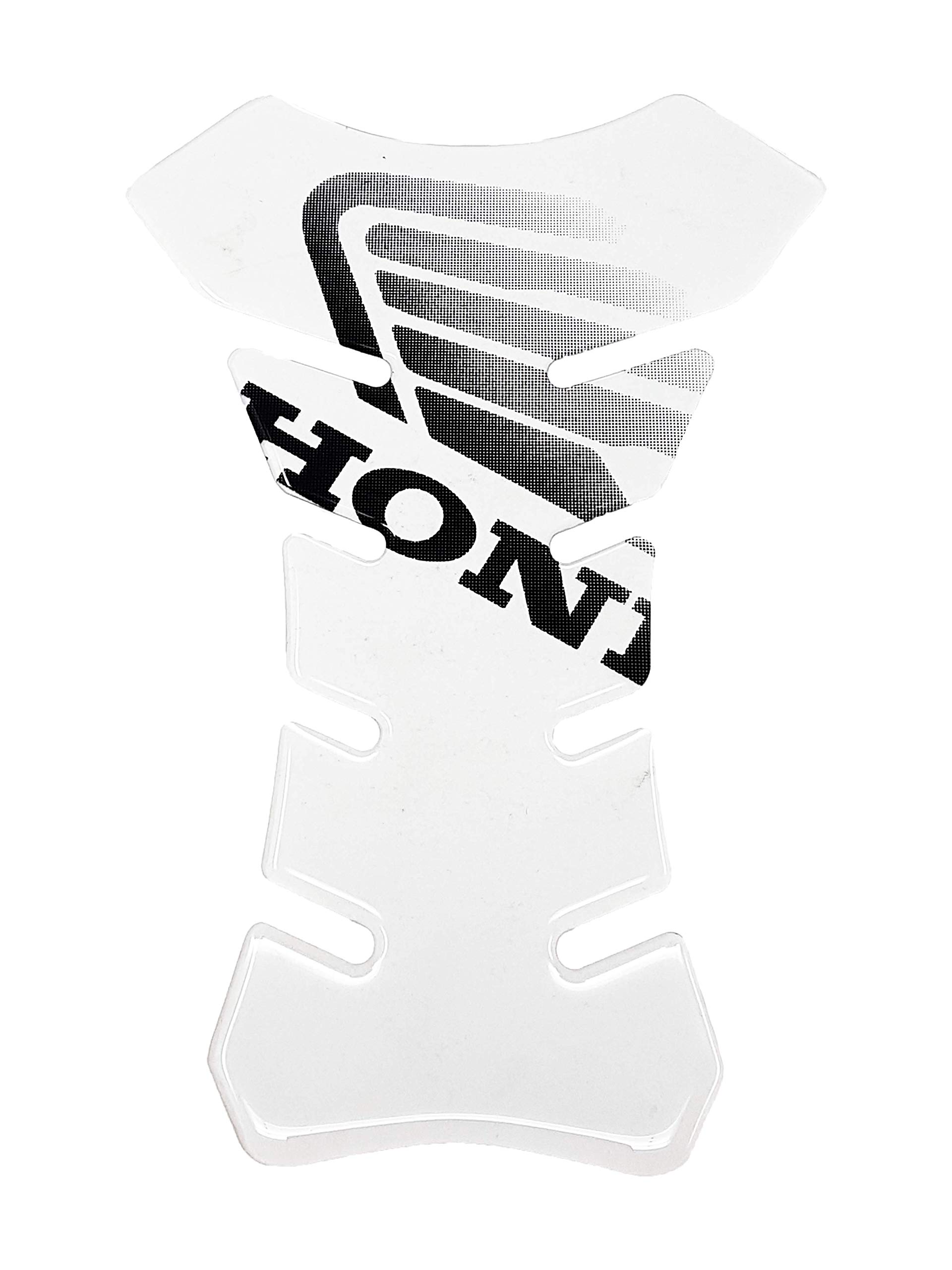 4R Quattroerre.it 18080 Adhesive 3D Tank Pad for Motorcycle Honda, Transparent