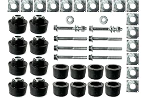 AUTO PRO USA Body Mount OE Style Rubber Bushings Compatible with C3 Corvette 1973-1982