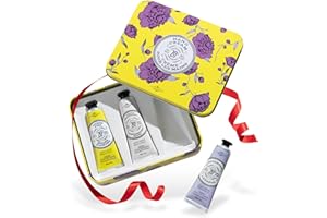 La Chatelaine Hand Cream Gift Set for Women, Travel Size Hand Lotion, Natural Hand Cream Made in France with 20% Organic Shea Butter (Citrus Fizz, White Grapefruit, & Lavender) 3 x 1 fl. oz